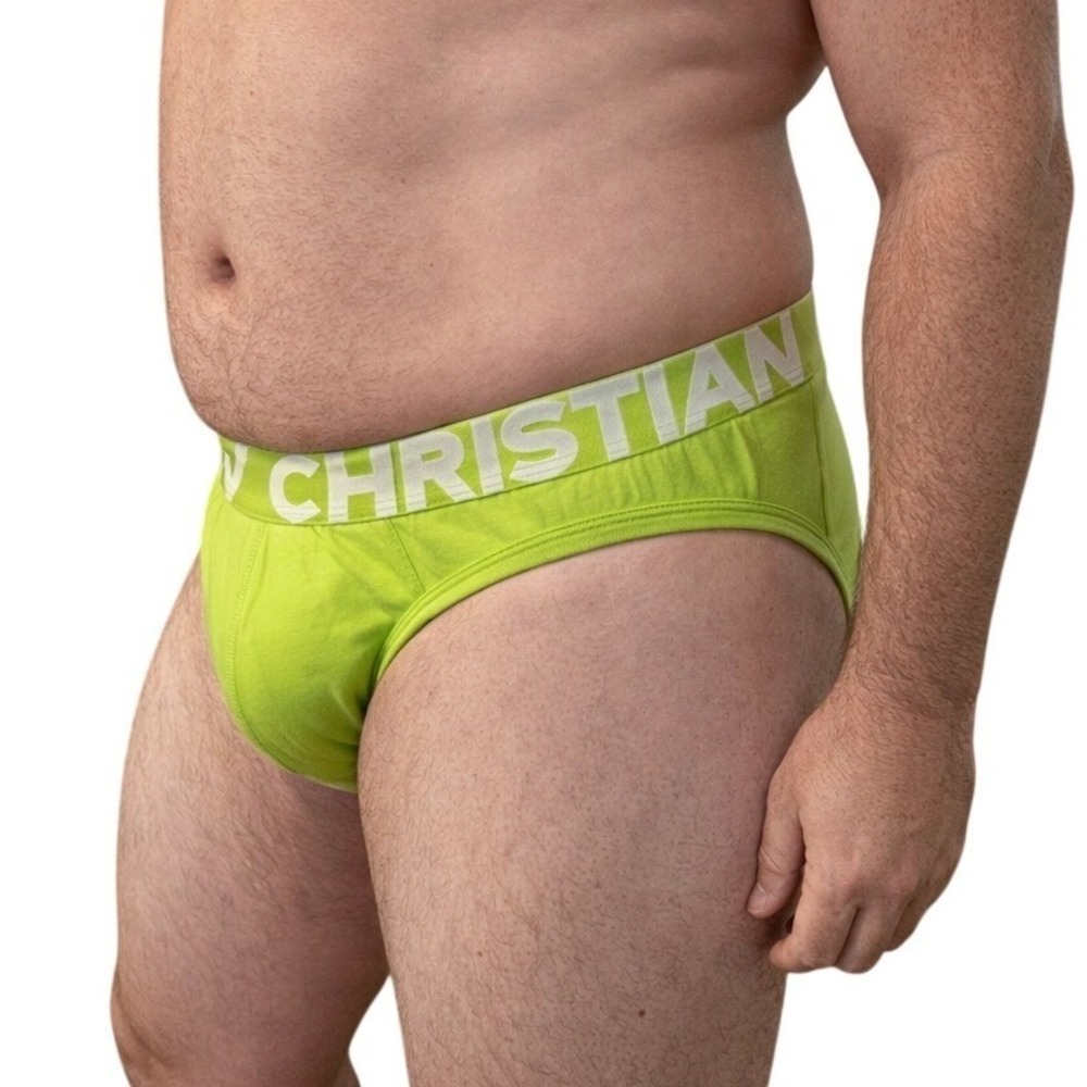 Andrew Christian THICK Large (35-38) Frame Jockstrap Fresh Lime Green 93329